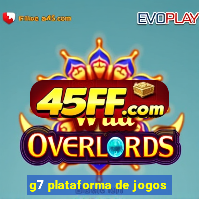 g7 plataforma de jogos